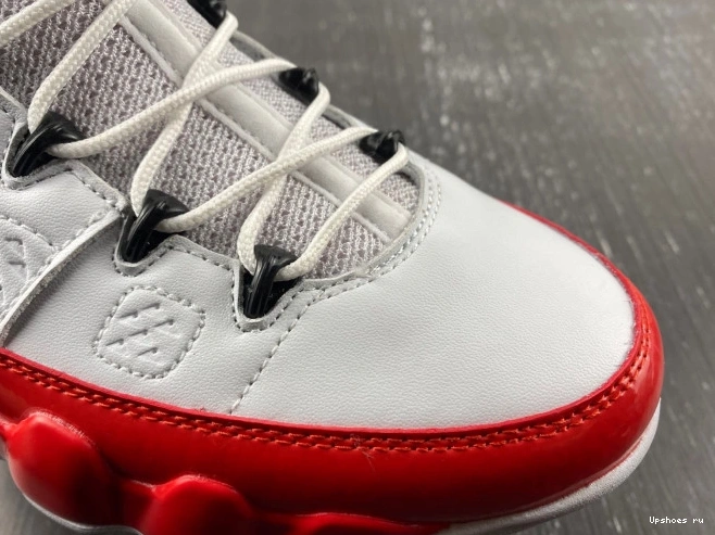 302370-160 Jordan White Red Gym Retro 9 1205